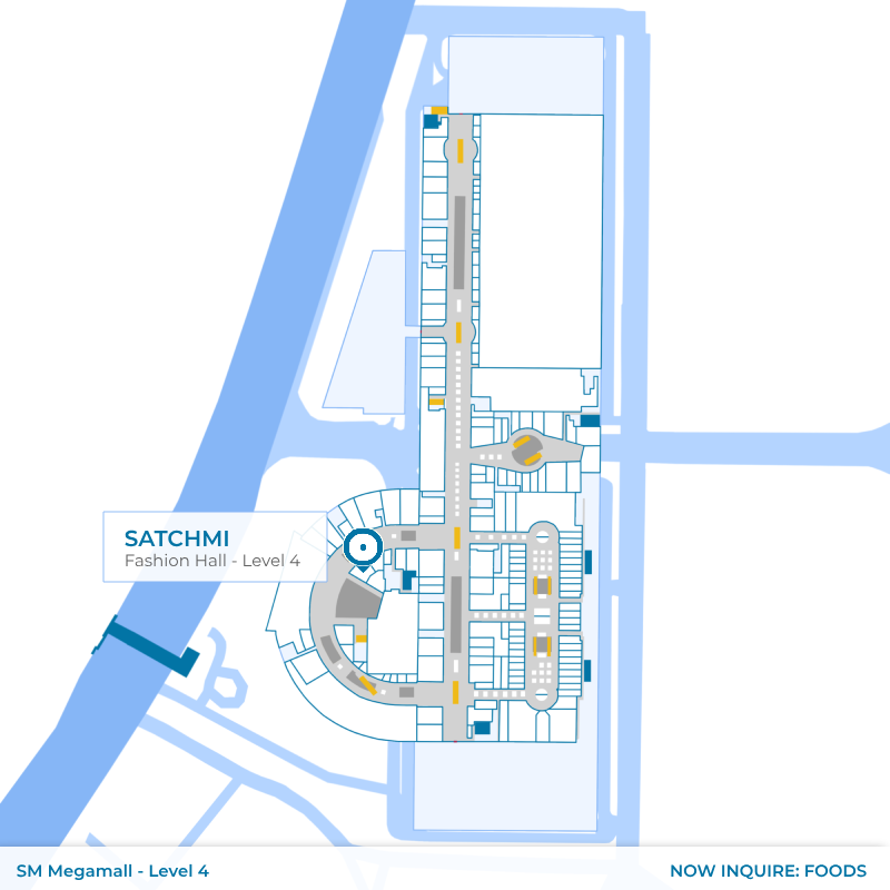 Map - Satchmi - SM Megamall - Fashion Hall - Level 4